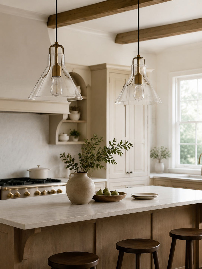 Umbrella Glass Pendant Light