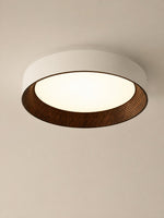 Charger l'image dans la visionneuse de galerie, Plafonnier rond minimaliste Crelina - Luminaire fin et discret, idéal pour les chambres ou les appartements