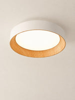 Charger l'image dans la visionneuse de galerie, Plafonnier rond minimaliste Crelina - Luminaire fin et discret, idéal pour les chambres ou les appartements