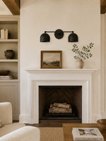 Load image into Gallery viewer, Metio Dome Vanity Wall Light – Mid-Century Fixture for Bathroom
