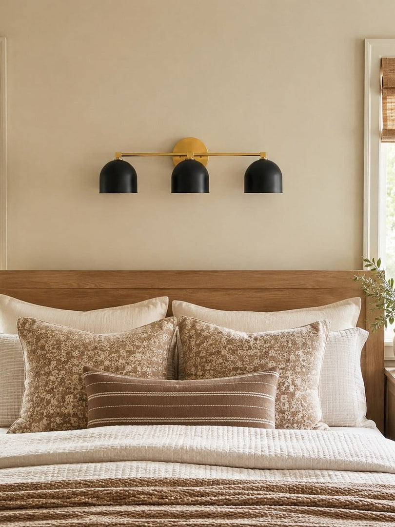 Metio Dome Vanity Wall Light – Mid-Century Fixture for Bathroom