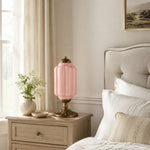 Load image into Gallery viewer, Eloise Scallop Glass Shade Vintage-Inspired Table Lamp for Bedroom and Living Room Accent Lighting