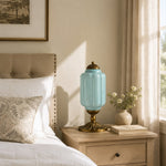 Load image into Gallery viewer, Eloise Scallop Glass Shade Vintage-Inspired Table Lamp for Bedroom and Living Room Accent Lighting