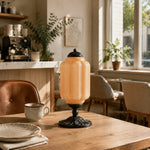 Load image into Gallery viewer, Eloise Scallop Glass Shade Vintage-Inspired Table Lamp for Bedroom and Living Room Accent Lighting