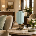 Load image into Gallery viewer, Eloise Scallop Glass Shade Vintage-Inspired Table Lamp for Bedroom and Living Room Accent Lighting