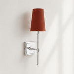 Load image into Gallery viewer, Rowan Linen Shade Wall Lamp – Retro Metal Wall Light for Bedroom &amp; Hallway