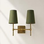 Load image into Gallery viewer, Rowan Linen Shade Wall Lamp – Retro Metal Wall Light for Bedroom &amp; Hallway