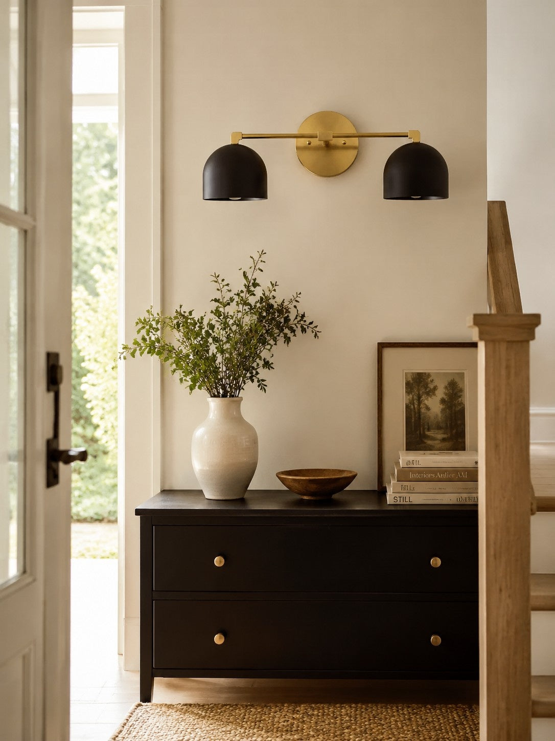 Metio Dome Schminkspiegel Wandleuchte – Mid-Century Leuchte für Badezimmer