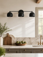 Load image into Gallery viewer, Metio Dome Vanity Wall Light – Mid-Century Fixture for Bathroom