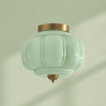 Load image into Gallery viewer, Eloise Flush Mount Milk Glass Ceiling Light – Modern Accent Lighting with Artistic Glass Shade