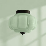 Load image into Gallery viewer, Eloise Flush Mount Milk Glass Ceiling Light – Modern Accent Lighting with Artistic Glass Shade