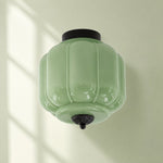Load image into Gallery viewer, Eloise Flush Mount Milk Glass Ceiling Light – Modern Accent Lighting with Artistic Glass Shade