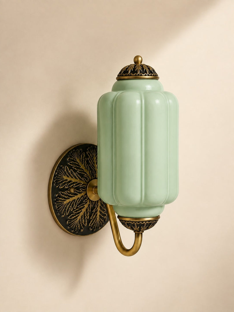 Vintage Milk Glass Sconce Bedside Hallway Eloise Wall Sconce