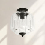 Load image into Gallery viewer, Eloise Flush Mount Milk Glass Ceiling Light – Modern Accent Lighting with Artistic Glass Shade