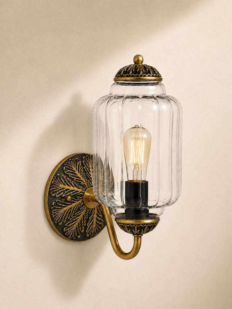 Vintage Milk Glass Sconce Bedside Hallway Eloise Wall Sconce