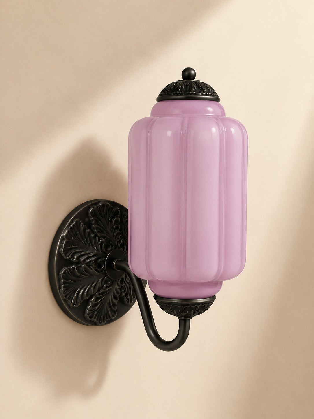 Vintage Milchglas Wandleuchte Nachttisch Flur Eloise Wandleuchte