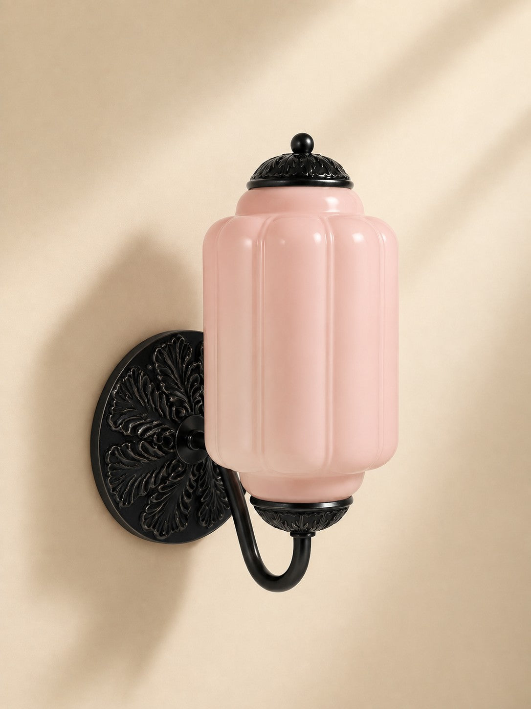 Vintage Milchglas Wandleuchte Nachttisch Flur Eloise Wandleuchte