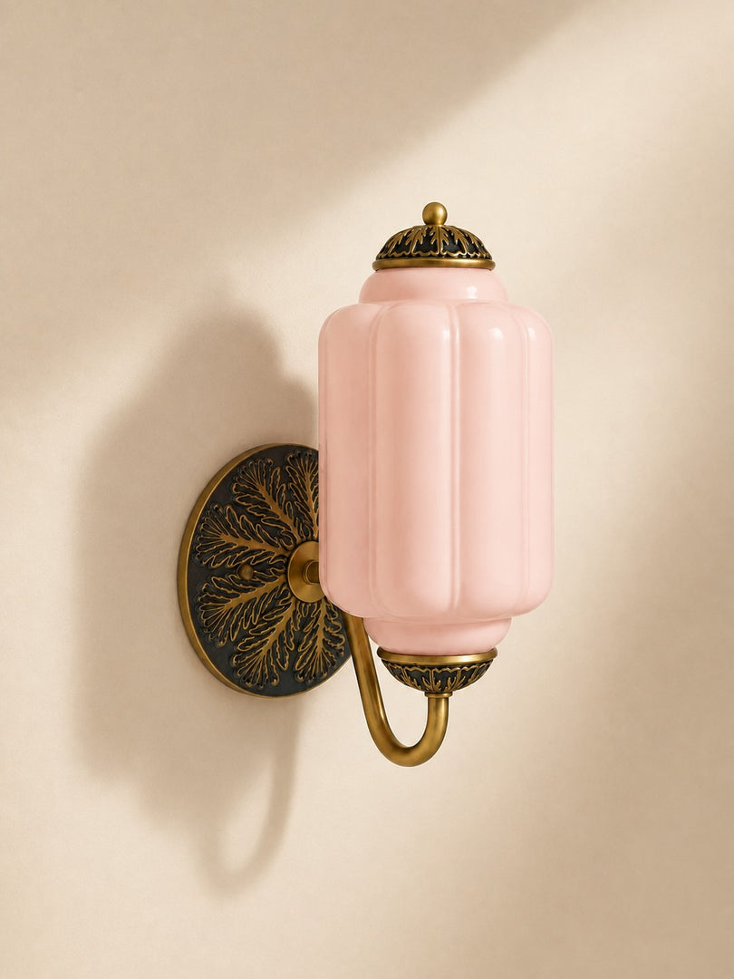 Vintage Milk Glass Sconce Bedside Hallway Eloise Wall Sconce