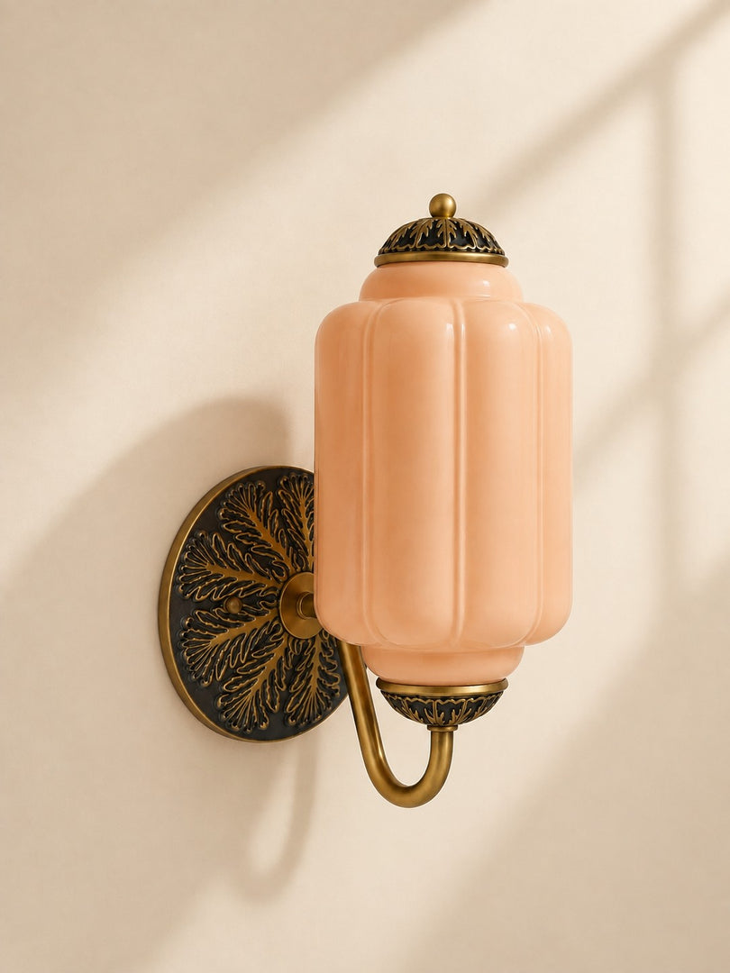 Vintage Milk Glass Sconce Bedside Hallway Eloise Wall Sconce