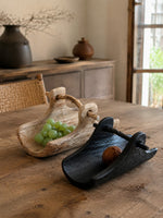 Load image into Gallery viewer, Handcrafted Willow Wood Carry Tray