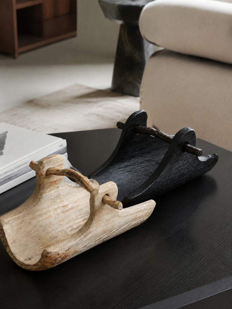 Handcrafted Willow Wood Carry Tray