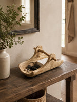 Load image into Gallery viewer, Handcrafted Willow Wood Carry Tray