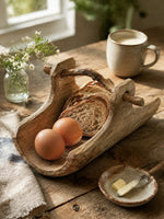 Load image into Gallery viewer, Handcrafted Willow Wood Carry Tray