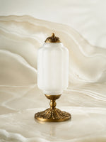 Bild in Gallery-Viewer laden, Eloise Scallop Glasschirm Vintage-inspirierte Tischlampe für Schlafzimmer und Wohnzimmer Akzentbeleuchtung