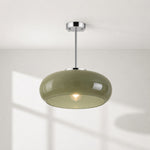 Bild in Gallery-Viewer laden, Retro Messing Bauhaus Glas Scheiben Deckenlampe