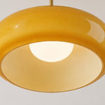 Bild in Gallery-Viewer laden, Retro Messing Bauhaus Glas Scheiben Deckenlampe