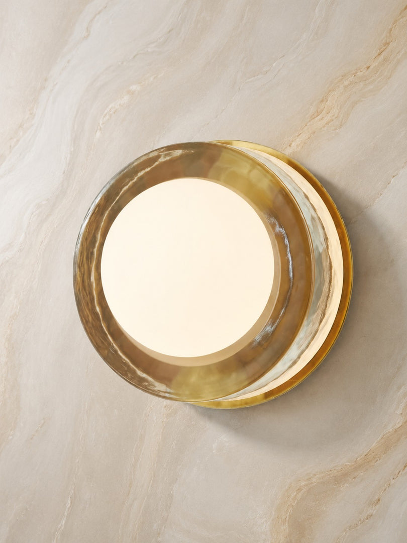 Applique Murale en Verre Opale Vellaro - Éclairage Minimaliste Moderne pour Cuisine