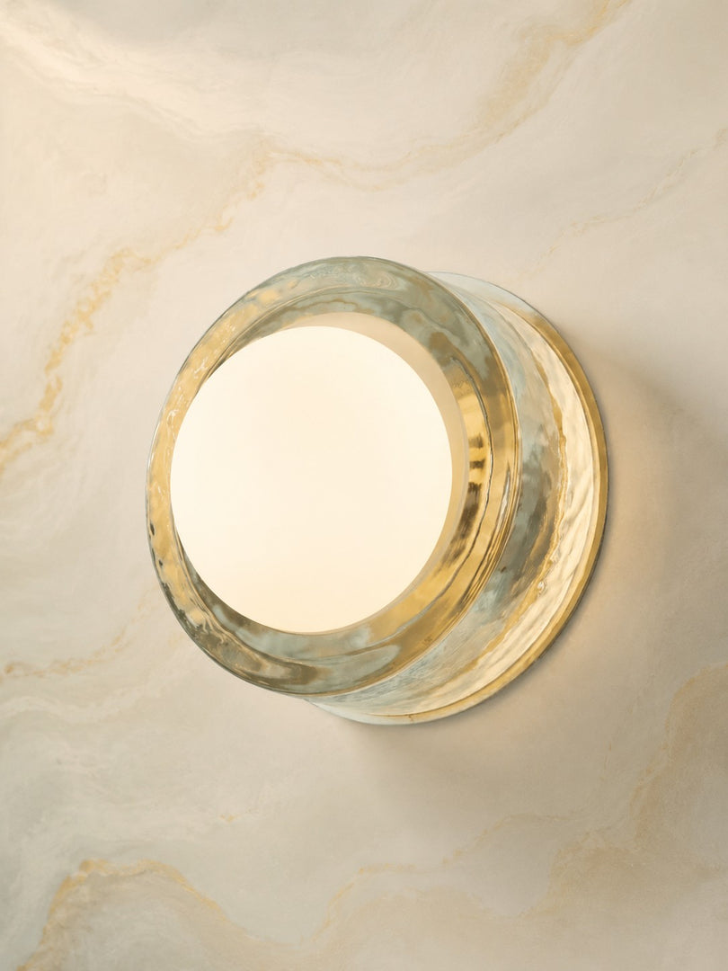 Applique Murale en Verre Opale Vellaro - Éclairage Minimaliste Moderne pour Cuisine