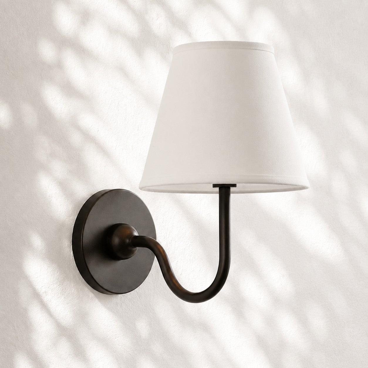Aplique de pared Luvora con pantalla de tela y pantalla de tambor - Aplique plisado clásico