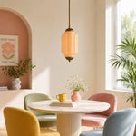 Bild in Gallery-Viewer laden, Eloise Vintage inspiriertes gewelltes Milchglas-Anhänger - modernes Akzentlicht für Küche und Schlafzimmer