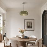 Bild in Gallery-Viewer laden, Retro Messing Bauhaus Glas Scheiben Deckenlampe