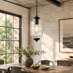 Bild in Gallery-Viewer laden, Eloise Vintage inspiriertes gewelltes Milchglas-Anhänger - modernes Akzentlicht für Küche und Schlafzimmer