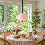 Bild in Gallery-Viewer laden, Eloise Vintage inspiriertes gewelltes Milchglas-Anhänger - modernes Akzentlicht für Küche und Schlafzimmer