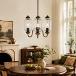 Bild in Gallery-Viewer laden, Eloise Vintage inspiriertes gewelltes Milchglas-Anhänger - modernes Akzentlicht für Küche und Schlafzimmer