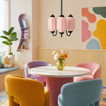 Bild in Gallery-Viewer laden, Eloise Vintage inspiriertes gewelltes Milchglas-Anhänger - modernes Akzentlicht für Küche und Schlafzimmer
