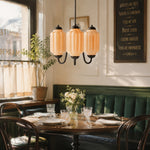 Bild in Gallery-Viewer laden, Eloise Vintage inspiriertes gewelltes Milchglas-Anhänger - modernes Akzentlicht für Küche und Schlafzimmer