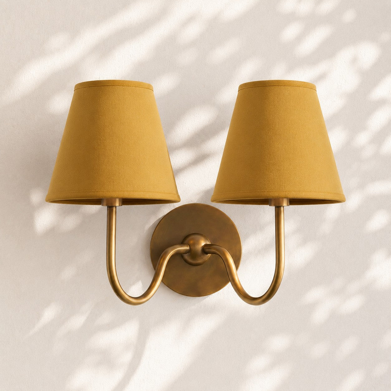 Aplique de pared Luvora con pantalla de tela y pantalla de tambor - Aplique plisado clásico