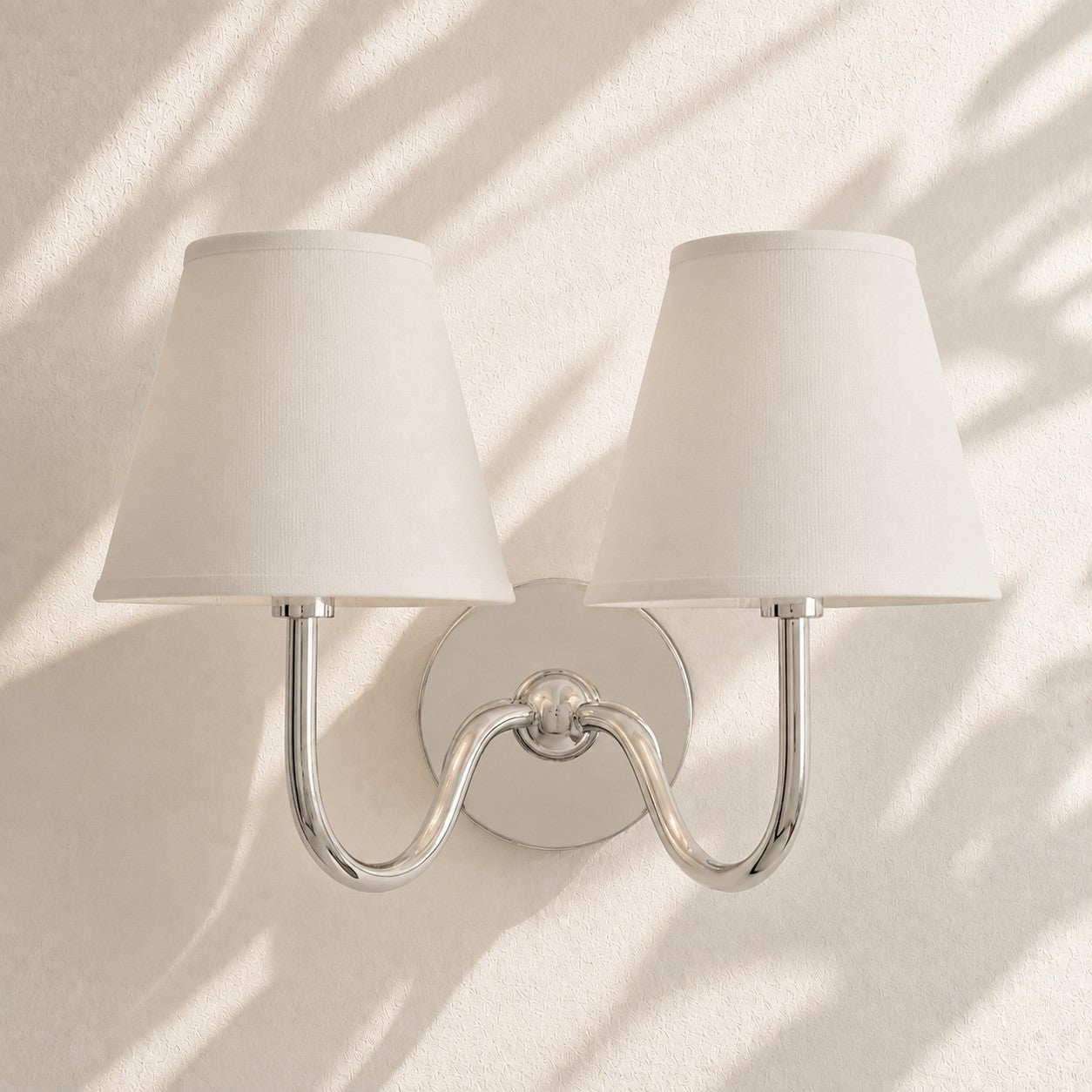 Aplique de pared Luvora con pantalla de tela y pantalla de tambor - Aplique plisado clásico