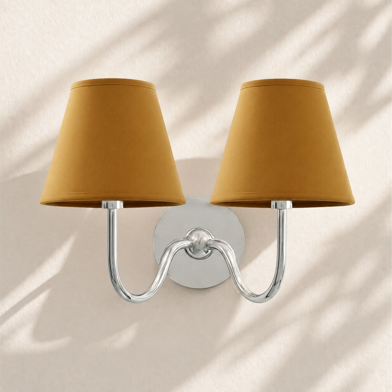 Aplique de pared Luvora con pantalla de tela y pantalla de tambor - Aplique plisado clásico