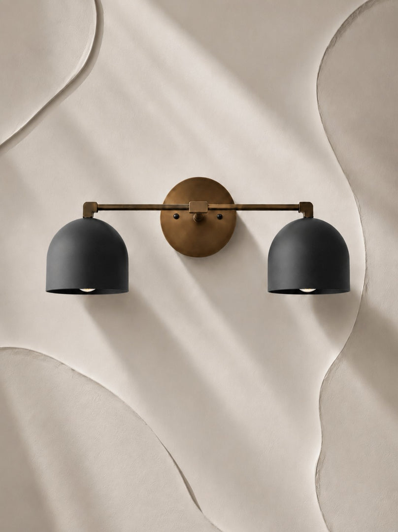 Metio Dome Schminkspiegel Wandleuchte – Mid-Century Leuchte für Badezimmer