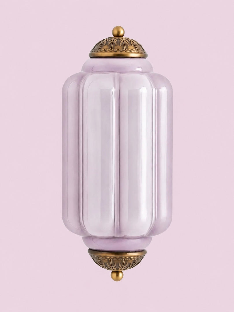 Eloise Vintage Scalloped Milk Glass Wall Sconce - Modern Accent Lighting for Bathroom and Bedroom