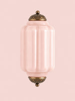 Load image into Gallery viewer, Eloise Vintage Scalloped Milk Glass Wall Sconce - Modern Accent Lighting for Bathroom and Bedroom