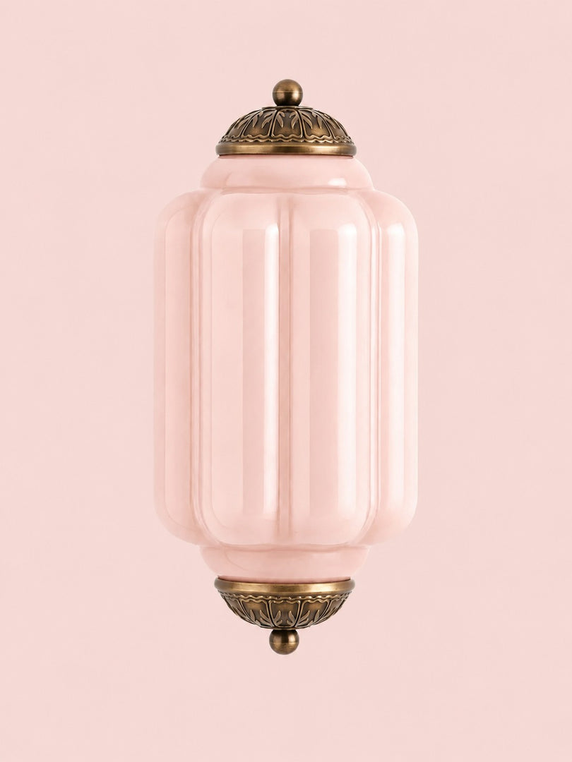 Eloise Vintage Scalloped Milk Glass Wall Sconce - Modern Accent Lighting for Bathroom and Bedroom