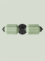 Load image into Gallery viewer, Eloise Vintage Scalloped Milk Glass Wall Sconce - Modern Accent Lighting for Bathroom and Bedroom