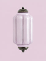 Load image into Gallery viewer, Eloise Vintage Scalloped Milk Glass Wall Sconce - Modern Accent Lighting for Bathroom and Bedroom