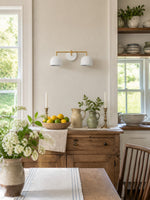 Bild in Gallery-Viewer laden, Meito Dome Bauernhaus-Wandlampe – Rustikale, bunte Badezimmer-Waschtischleuchte